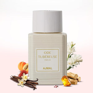 Ajmal Ode Tub?reuse Eau de Parfum for Women ? 3.4 fl oz / 100 ml | Luxury Premium Floral Woody Perfume | Long Lasting French Fragrance | Made in France &amp Crafted in Dubai | Exclusive for USA