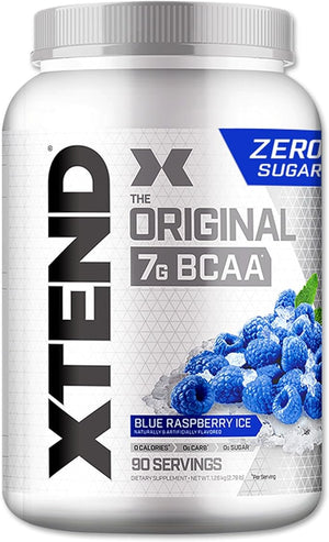 Xtend Original BCAA Powder 7g BCAA and 2.5g L-Glutamine Sugar Free Post Workout Muscle Recovery Drink with Amino Acids for Men &amp Women 90 Servings