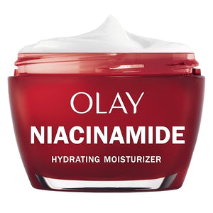 Olay Niacinamide Face Moisturizer Firming Cream for Women Non-Greasy - Anti-Wrinkle Anti-Aging Hydrating Renewing Stronger Skin Barrier Smooths - Peptides 1.7 Oz