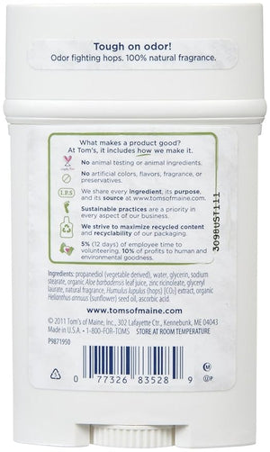 Tom's of Maine Natural Long Lasting Men's Deodorant Mountain Spring 2.25 oz
