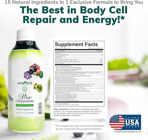 Xtra Concentrate Vitamin B Complex Vital Energy 15 All-Natural Ingredients Manage Stress Improve Joint Health Enhanced Antioxidant Protection Liquid 30-Day Supply 33oz Bottle