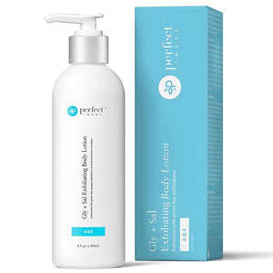 Perfect Image Gly + Sal Exfoliating Body Lotion 8% Glycolic Acid and 2% Salicylic Acid Lotion Enhanced with Green Tea Papaya Bearberry Licorice and Amino Complex