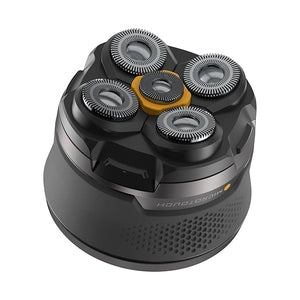 Microtouch Titanium Electric Head Shaver - Rechargeable Head and Face Shaver for Men Cordless Razor Hypoallergenic Wet/Dry Shaving Precision Head Trimmer Lithium Power Battery Powered