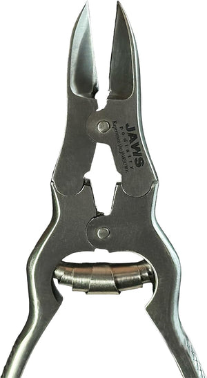 Large Surgical-Grade Toe Nail Clippers - Heavy Duty Double Action Mycotic - Jaws Podiatry Stainless Steel Toenail Clippers for Thick Toenails - Ingrown Cuticle Nippers - Manicure Pedicure Tools