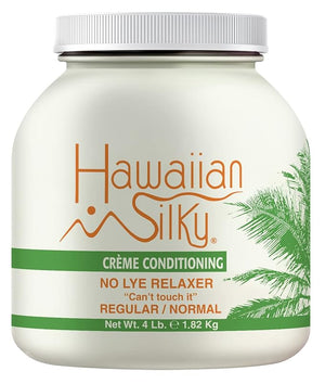Hawaiian Silky Creme Conditioning No Lye Relaxer - Regular/Normal - 64 oz (Pack of 1)