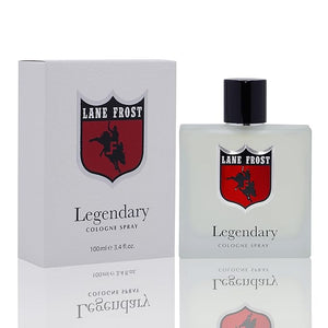 Lane Frost Legendary Frosted Cologne for Men - Fresh Western Fragrance with Crisp Citrus and Woodsy Notes - Cool Masculine Cologne Spray for the Modern Authentic Cowboy - Long Lasting Men¡¯s Scent