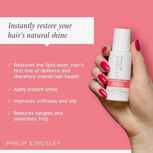 PHILIP KINGSLEY | Bond Builder Lipid Shield | Restorative Hair Oil Treatment for Dry and Damaged Hair | Heat Protectant Hair Moisturizer that Replenishes Dry and Damaged Hair | 1.01oz