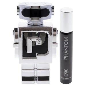 Phantom by Paco Rabanne for Men 2 Piece Set Includes: 3.4 oz Eau de Toilette Spray + 0.68 oz Eau de Toilette Spray