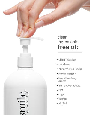 Supersmile Extra Whitening Pre-Rinse - Clinically Formulated Pre-Brush Mouthwash Cleans and Whitens Teeth in Hard-to-Reach Places - Fresh Breath - Alcohol Free - Sugar Free