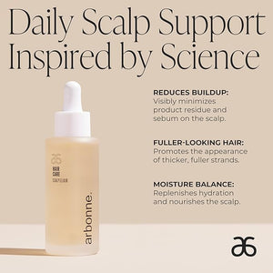 Arbonne HairCare Scalp Elixir ? Lightweight Daily Hydrating Serum for supporting a healthy-looking scalp ? Women's Haircare Products Reduces Buildup Promotes Healthier Scalp ? 1.6 fl oz