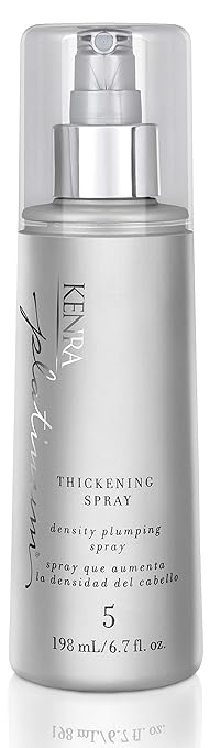 Platinum Thickening Spray 5 | Volumizing Styler | Density Plumping Spray | Increases Hair Thickness Up To 96% | Humidity Protection &amp Frizz Taming | All Hair Types