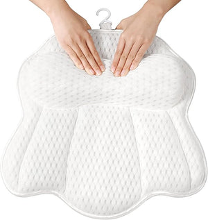Non Slip Bath Pillows for Tub 10 Enhanced Suction Cup Bath Pillow for Women Relaxing Bath Tub Pillows for Head and Neck Bath Pillow Luxury Bathtub Pillow Spa Bathtub Pillow for Soaking Tub