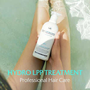 LADOR Hydro LPP Keratin Hair Treatment - Anti Frizz Conditioner Mask for Dry Damaged Color Treated Gray Hair - Hydrolyzed Collagen (3. 16.9 Fl Oz)