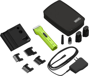 Wahl Professional Animal Arco Pet, Dog, Cat, and Horse Cordless Clipper Kit, Green Apple (#8786-1401)