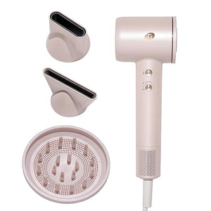T3 LuxeDry High-Performance Hair Dryer Set with Drying Concentrator Styling Concentrator &amp Diffuser Attachments |Fast Powerful Drying &amp Styling |for All Hair Types