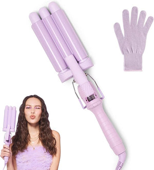 Mermade Hair | 0.9 Cutie Pro Waver | Three Barrel Curling Iron for Beach Waves