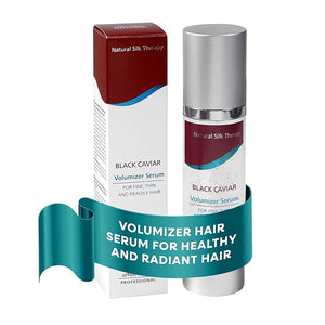 Mon Platin Professional Black Caviar Volumizing Hair Serum for Fine Thin and Fragile Hair Enriched with Black Caviar Volume-Boosting and Protective Hair Serum (For Thin And Fragile Hair)