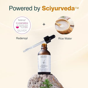 Nourish Mantra Advanced Hair Growth Serum 50ml 3% Redensyl 2% Anagain 2% Procapil 5% Rice Water Promotes Hair Regrowth Anti Thinning &amp Hair Loss TreatmentRapid Hair Growth Serum for Women &