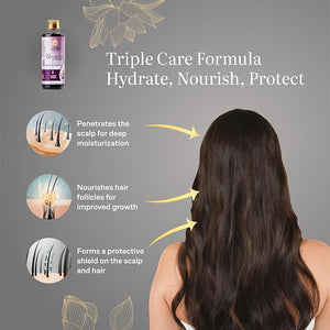 Neeli-bringadi Keram Herbal Scalp Oil | Ancient Ayurvedic Remedy for Hair Fall Dandruff &amp Growth | Rejuvenates Follicles &amp Restores Shine | Root-Deep Nourishment Oil | 200 ml