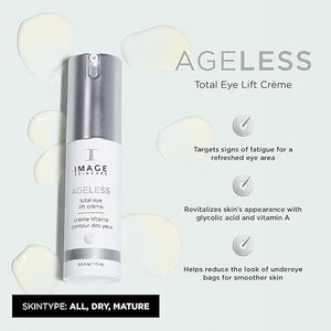 IMAGE Skincare AGELESS Total Eye Lift Cr?me Under Eye Circle Bags and Wrinkle Rescue 0.5 fl oz