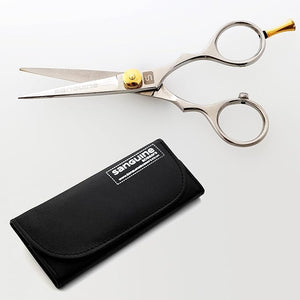 Hair Scissors Hairdressing Scissors Hair Cutting Scissors - 4.5 inch 11.5 cm + Presentation Case &amp Tip Protector