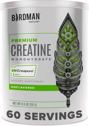 BIRDMAN High-Purity Creatine Monohydrate Unflavored Powder Pre-Workout High Performance | 300g