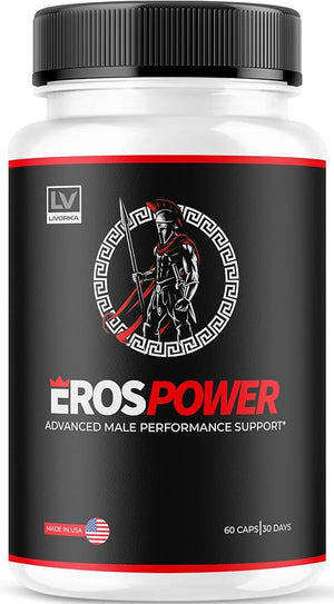 Eros Power Supplement - Eros Power Supplement for Men Eros Power Eros Powder Supplement ErosPower Advanced Formula Eros Power Capsules for Men Eros Power Pills 60 Capsules for 1 Month