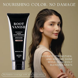Color Treatment for Gray Coverage ? Subtle, Gradual Semi-Permanent Hair Color ? Hydrating, Sulfate-Free, Ammonia-Free, Vegan Color Depositing with 31 Botanical Extracts (Black)