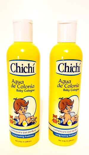 Chichi Baby Cologne (Aqua De Colonia) 8oz Long lasting Freshness [Set of 2]