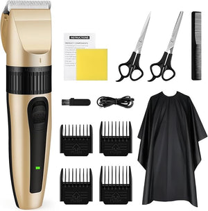 Hair Clipper Trimmer Set JVXYUIEH Beard Trimmer Men's Cordless Hair Clippers Suitable for Men Women and Children