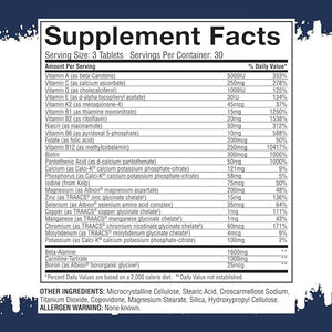 Gaspari Nutrition Anavite - Sports Multi-Vitamin with Amino Acids, Beta-Alanine and L-Carnitine, Enhanced Performance and Recovery, 180 Tablets