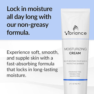 Vibriance Moisturizing Cream | Anti Aging Moisturizer for Face with Squalane Niacinamide | Moisturizer for Aging Skin | Day/Night Face Cream for Older Women 60 Plus