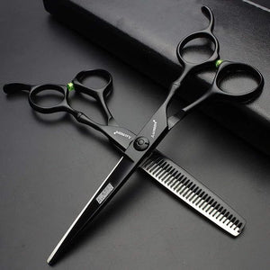 7/7.5/8/9 inch salon personalized scissors salon hair styling hair scissors stainless steel hair tools (6-inch 2pc-E)