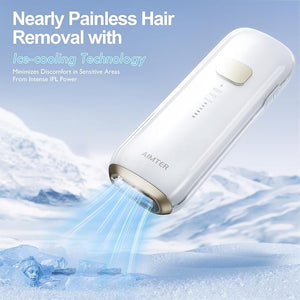 Laser Hair Removal IPL Hair Removal for Women and Men with 5 C¡ÆSapphire Ice-Cooling Function At-Home Hair Removal Device for Armpits Back Legs Arms Face Bikini LineUnlimited FlashesNearly Painless