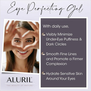 Eye Perfecting Gel ? Hydrating &amp; Nourishing Targets Dark Circles, Depuff &amp; Revitalize Under Eye Area, Enhanced with Vitamin E to Refresh Skin Tone &amp; Texture, Suitable for All Skin Types 1