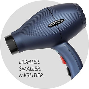 Sam Villa Lightweight &amp Quiet Ionic Professional Hair Dryer With Variable Speed &amp Temperature