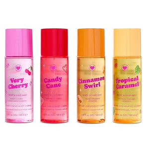 I Heart Revolution Misting You Mini Body Gift Set 4 Mini Fragrance Mists Festive Scents Travel-Sized Vegan &amp Cruelty-Free