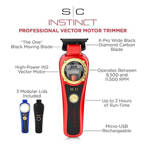 Stylecraft Instinct Professional Hair Trimmer IN2 Vector Motor Cordless with Intuitive Torque Control