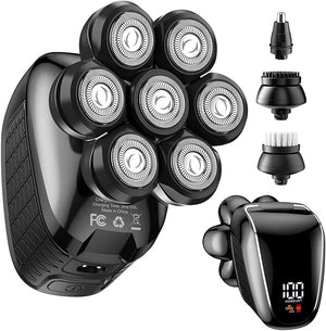 Head Shavers for Bald Men: 5-in-1 Electric Razor Black