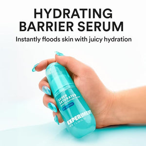 Experiment Super Saturated Ultra Hydrating Barrier Serum ? 30% Glycerin Polyglutamic Acid + Prickly Pear for Intensive Moisture Plump + Dewy Skin 1.35 FL OZ ? Vegan for All Skin Types