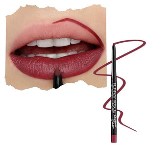 Runway Rogue Designer Liner Lip Pencil, Matte Garnet-Maroon Lip Liner Pencil and Lip Liner Sharpener, ¡®Get the Look¡¯