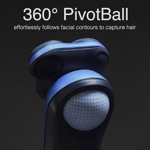 Remington Limitless X7 Shaver for Men Titanium Blades and Power Sense Technology Advanced Performance Foil Rotary Electric Shaver with PivotBall for Sensitive Skin Comfort 100% Waterproof.