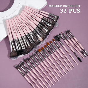 MAANGE Makeup Brushes 54 Pcs Makeup Tool Set Multi-functional Makeup Kit Premium Synthetic Brush Make up Brushes Set for Women Girl (Pink 54 Pcs)