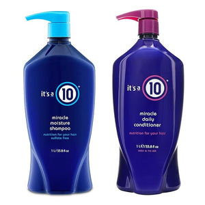 It's A 10 Miracle Moisture Shampoo 33.8 Oz &amp Daily Conditioner 33.8 Oz Duo.
