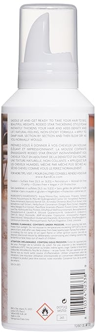 R+Co Rodeo Star Thickening Foam Adds Dramatic Volume to Fine to Medium Hair