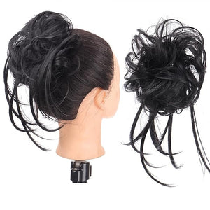 Hair Chignon Synthetic Hair Bun with Elastic Comb Messy Bun Curls Hair Bun Women Wig Hair Extensions Hair Accessories Messy Bun Hair Piece (Color : SW205)