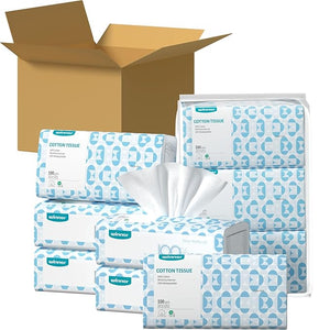 Winner Soft Face Towels 100% USDA Biobased Facial Towels 2 Packs per Case 12 Bags Total