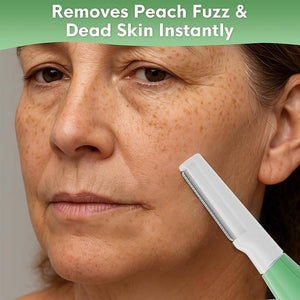 Sonic Dermaplane Razor for Women Face,Women¡¯S Facial Exfoliation &amp; Peach Fuzz Hair Removal System,Anti-Aging?3 Speeds?8 Dermaplaning Blades?Rechargeable,Sonic Dermaplaning Tool