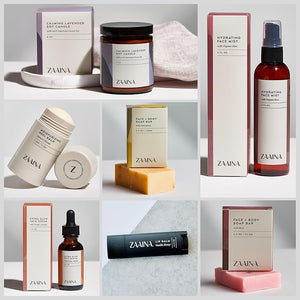 ZAAINA Spa Gift Set for Her - Relaxation Spa Kit for Women Holiday Spa Gift Basket Pampering At Home Bath and Body Self Care Spa Package Christmas Gifts for Mom Wife Spa Birthday Gifts for Women