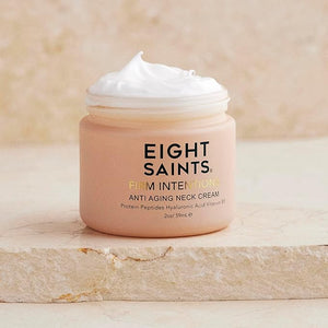 Eight Saints Firm Intentions Anti Aging Neck Cream Natural &amp Organic For Firming Skin and Reducing Wrinkles 2 Ounces